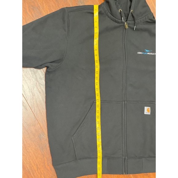 CARHARTT RAIN DEFENDER LOOSE FIT MIDWEIGHT THERMAL-LINED FULL-ZIP SWEATSHIRT SIZ - Picture 8 of 10